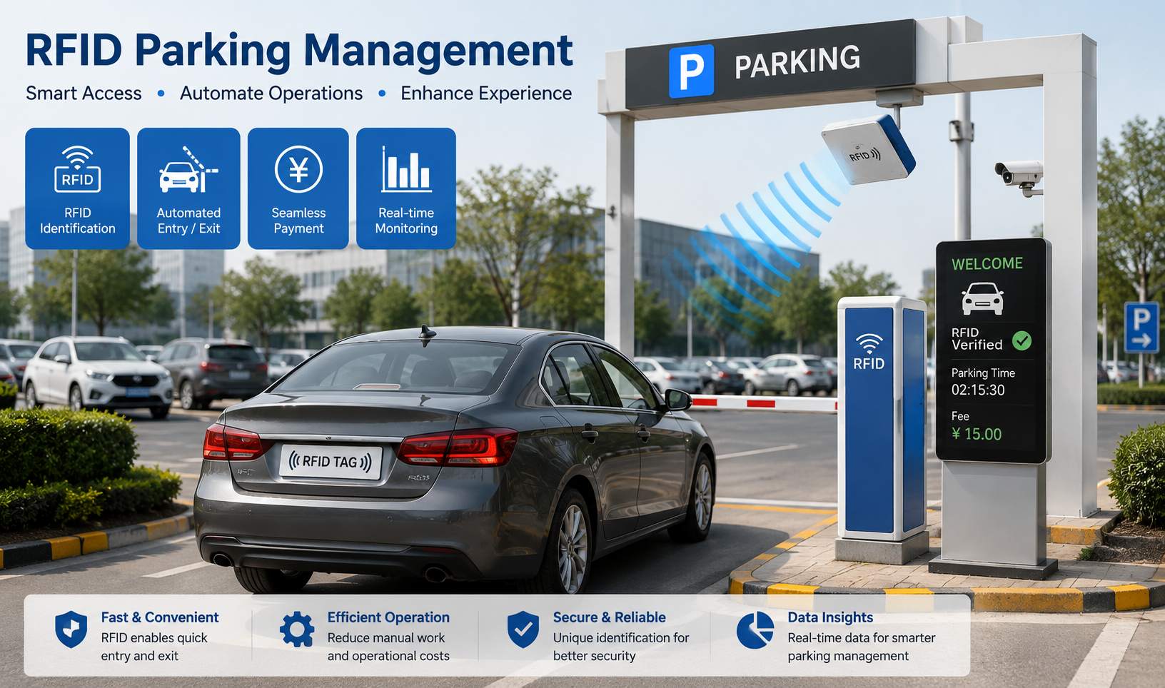 RFID-Parkraummanagement