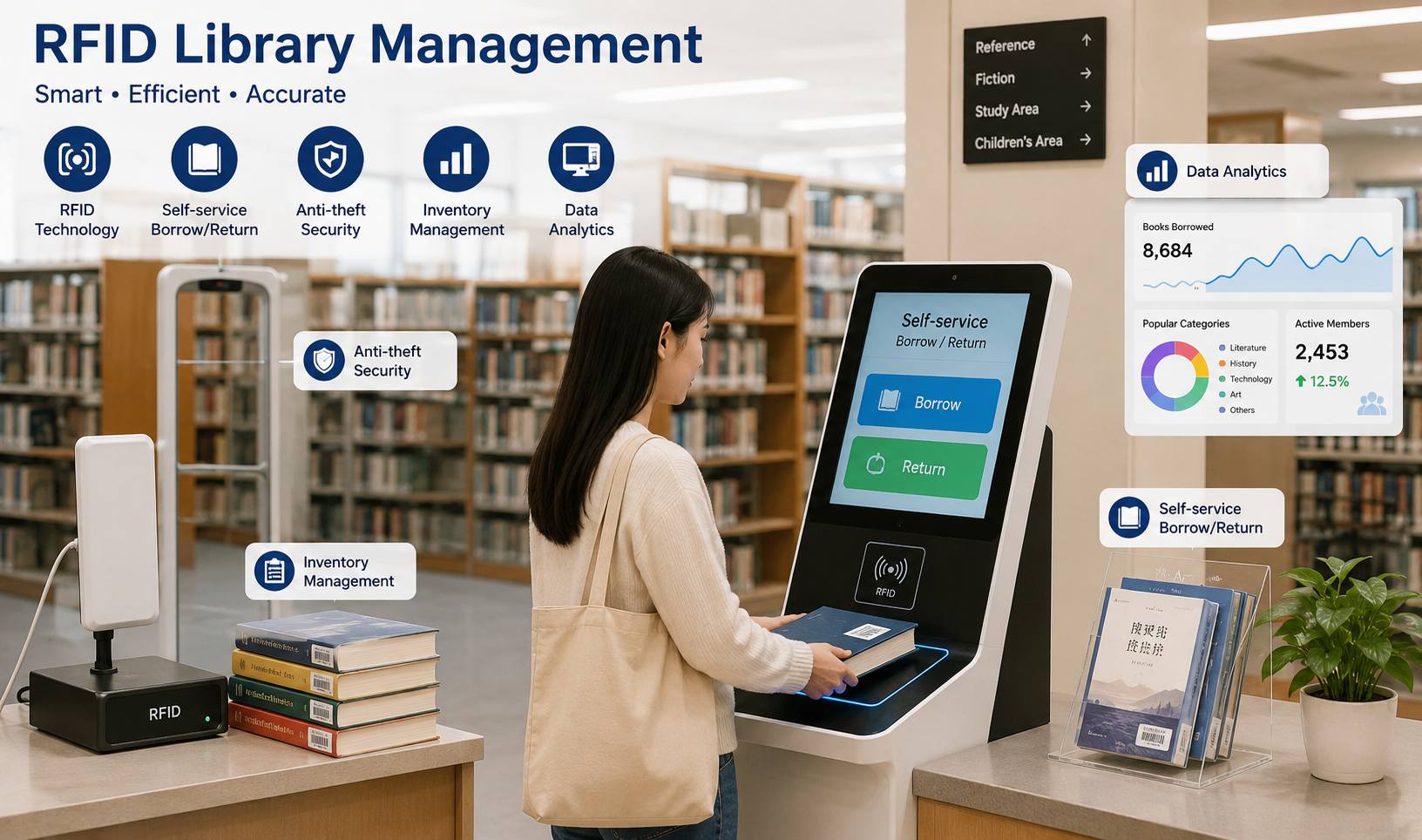 RFID-Bibliotheksverwaltung
